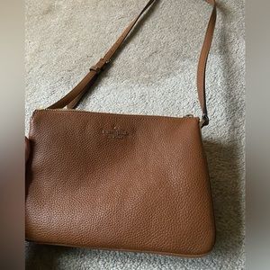 Kate spade New York brown leather Leila crossbody purse